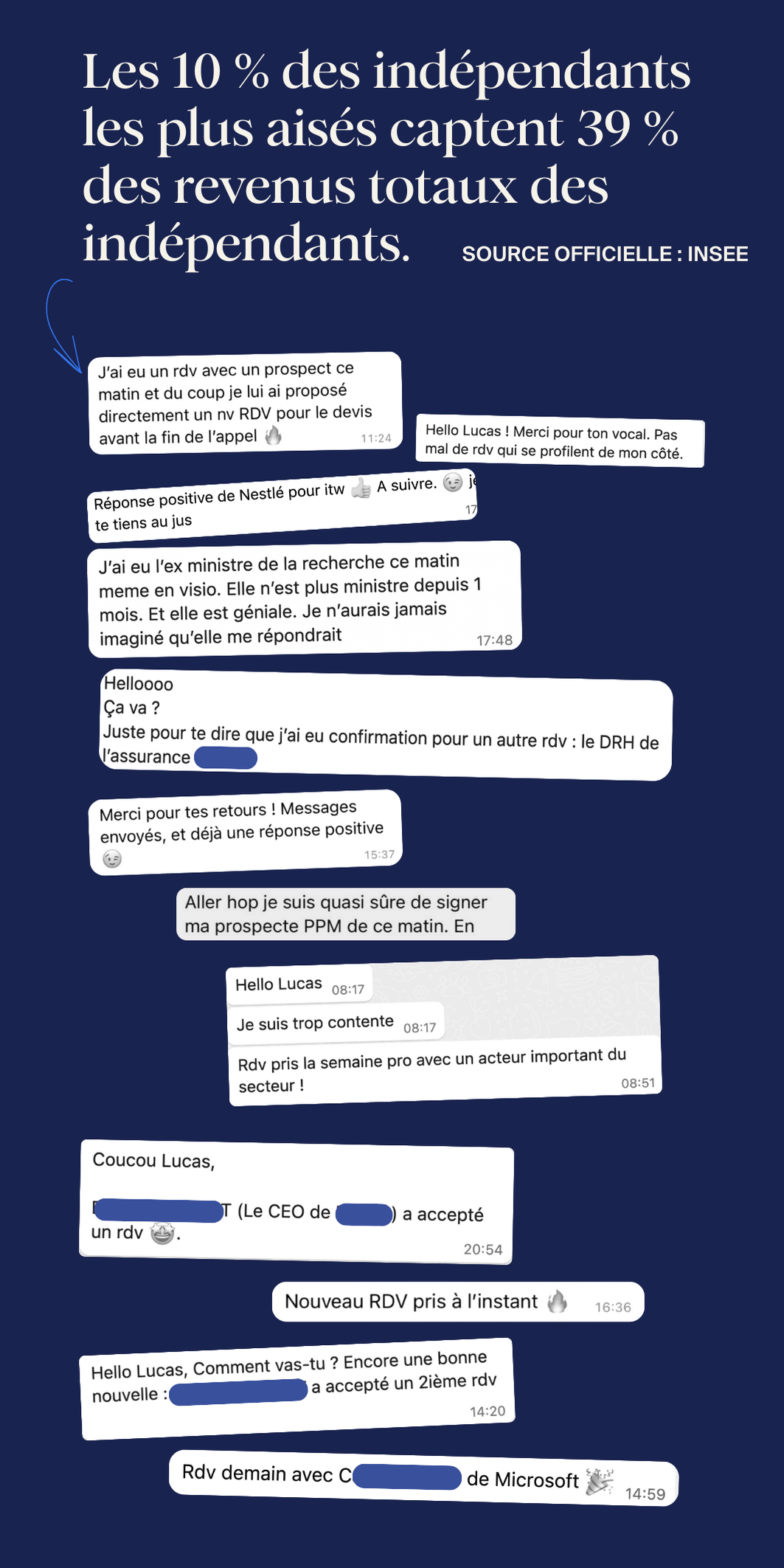 Témoignages Lucas Baldinger La Recette Business