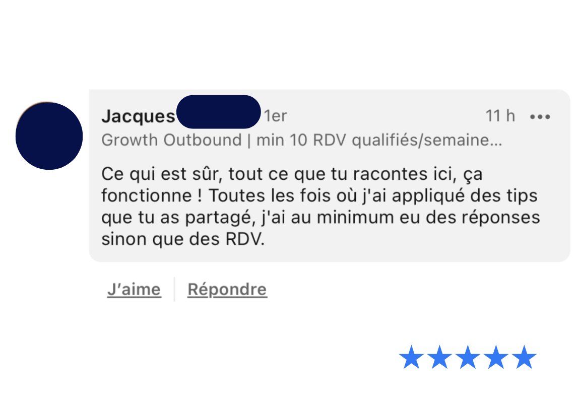 Lucas Baldinger / La recette Business gratuite / témoignages