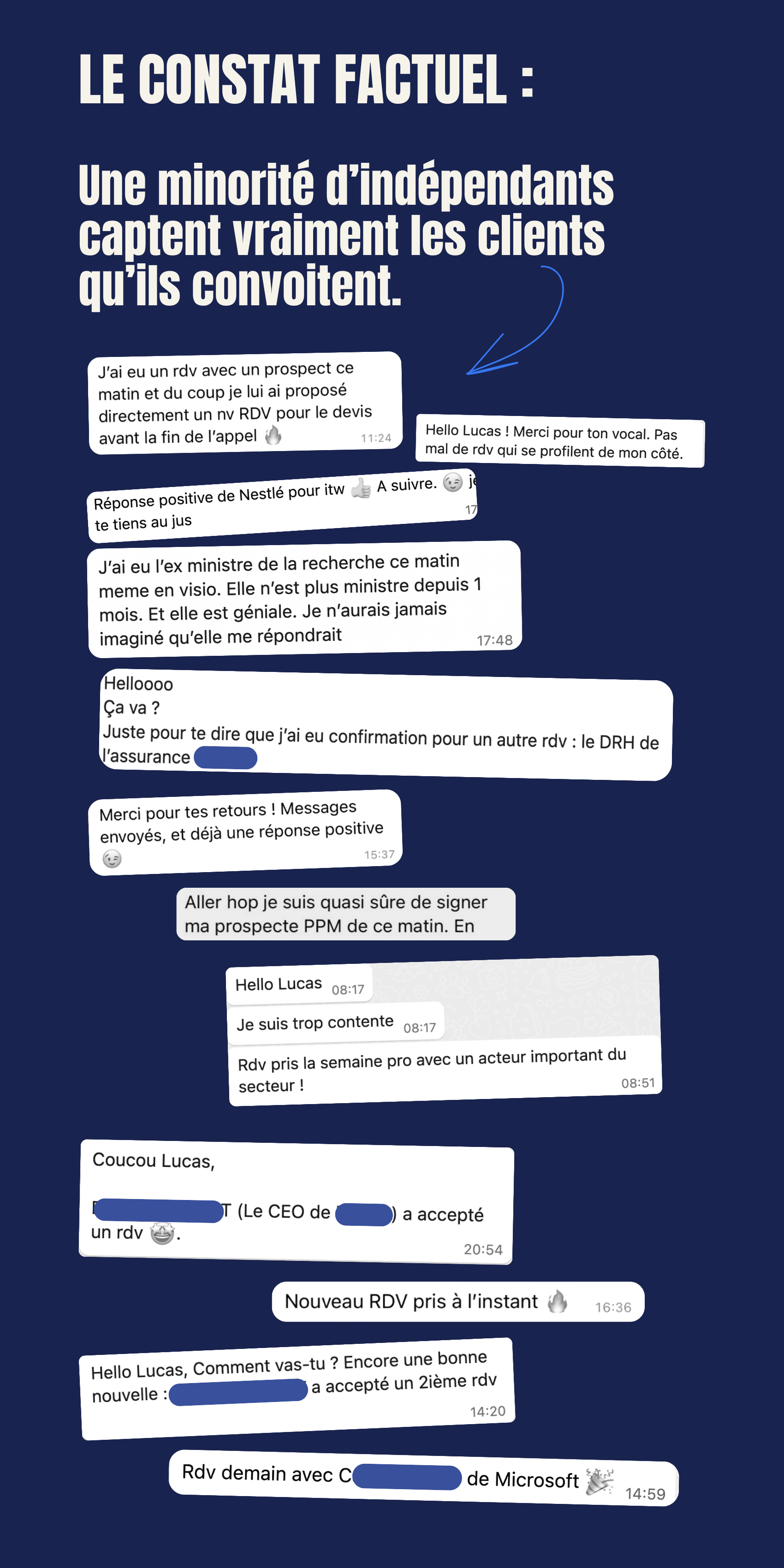 Témoignages Lucas Baldinger La Recette Business